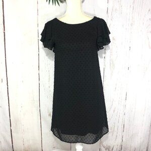 ZARA BASIC SHORT SLEEVE COCKTAIL BLACK DRESS XS